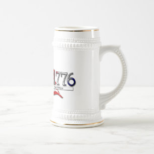 Chope À Bière 4 juillet 1776 Étoiles et rayures