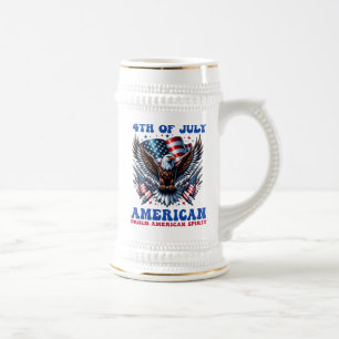 Chope À Bière 4 juillet American Eagle Sublimation-61001