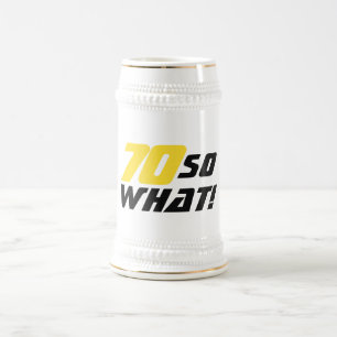 Chope À Bière 70 Alors quelle drôle de typographie 70e anniversa
