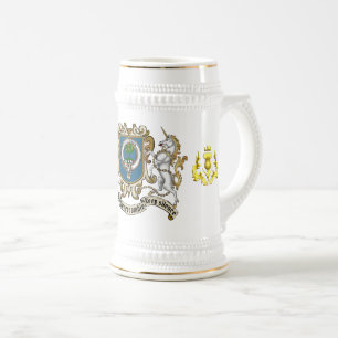 Chope À Bière Abercrombie Clan Badge & Unicorn