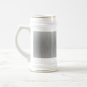Chope À Bière Acier inoxydable en aluminium balayé texturisé