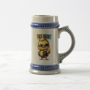 Chope À Bière Aimant Poussin Mignon Drôle de Pâques