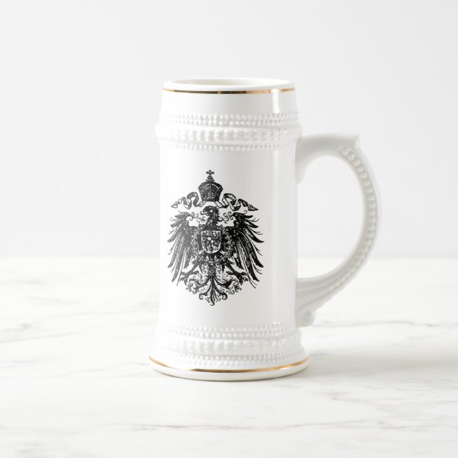 Chope À Bière Allemand impérial Eagle (Droite)