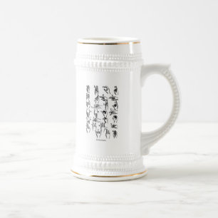 Chope À Bière Alphabet Langue des signes