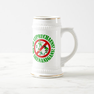 Chope À Bière Amusant pas de leprechauns Saint Patrick's day
