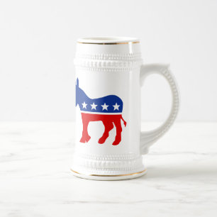 Chope À Bière Âne Stein de Démocrate