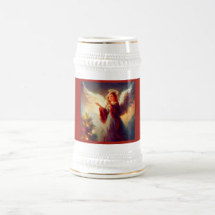 Chope À Bière Ange de Noël 3