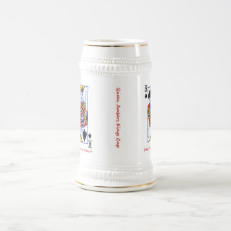 Chope À Bière Anniversaire ambre