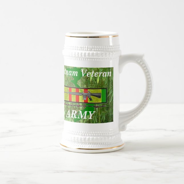 Chope À Bière Armée ws/2 de vétérinaire du Vietnam (Droite)