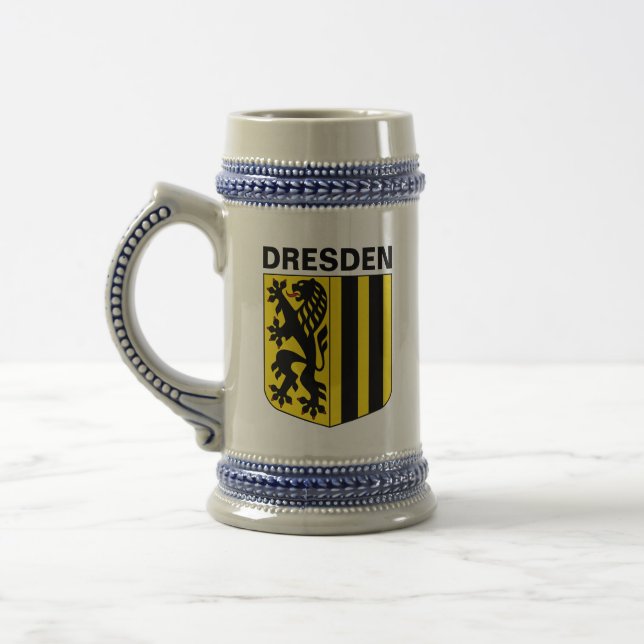 Chope À Bière Armoiries de Dresde, Allemagne (Gauche)