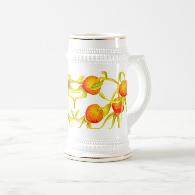 Chope À Bière Arrivée d'automne sur un Stein (R) (Devant droit)