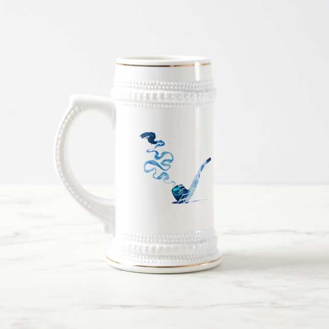 Chope À Bière Art de fumer la pipe 2 (Gauche)