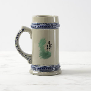 Chope À Bière art de l'arbre vert scandinave simple moderne ment