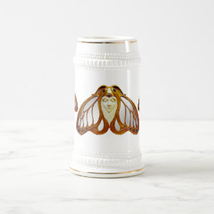 CHOPE À BIÈRE ART NOUVEAU FEMME MOTH