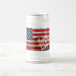 Chope À Bière Art patriotique du 4 juillet jour de l'indépendanc