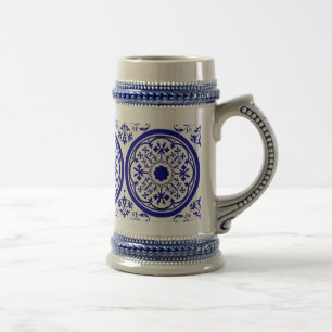Chope À Bière Art Stein inspiré de Delft