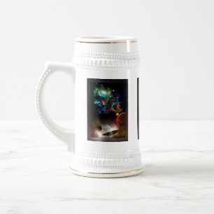 Chope À Bière Au-delà de l'espace et du temps L'art fractal II S
