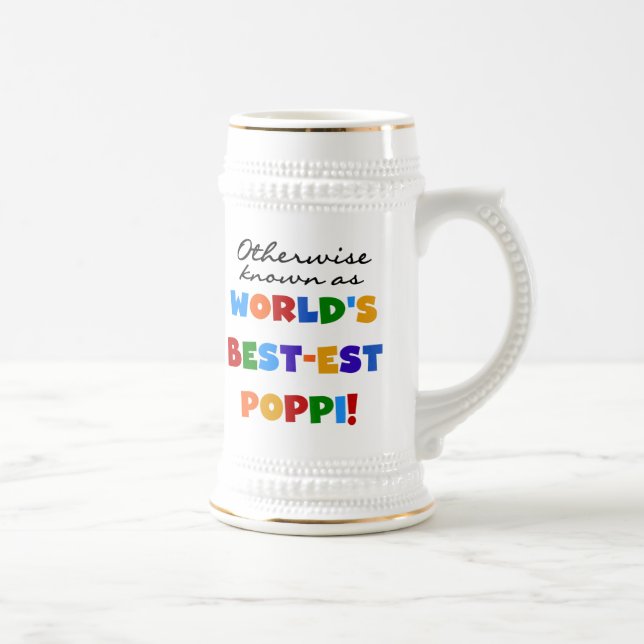 Chope À Bière Autres T-shirts et cadeaux Poppi les plus connus (Droite)