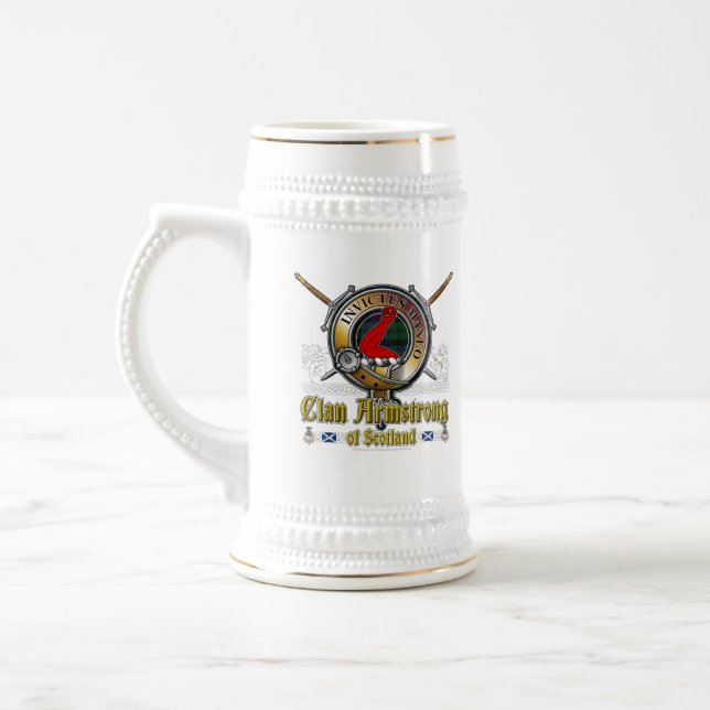 Chope À Bière Badge Armstrong Crest (Gauche)