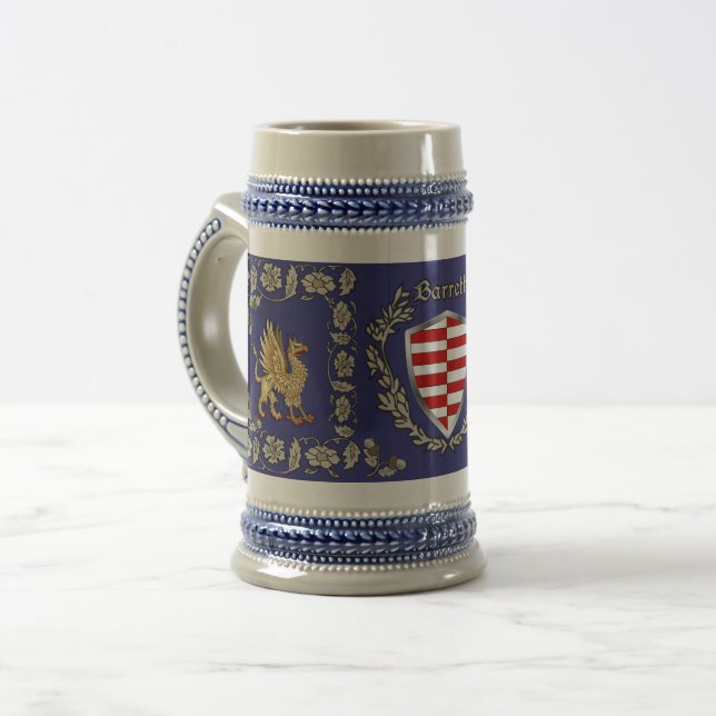 Chope À Bière Barrett Irish Shield Griffin Stein (Devant gauche)