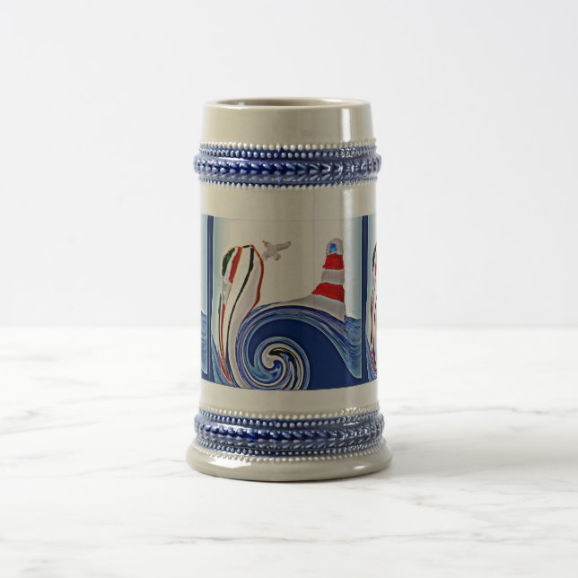 Chope À Bière Bateau à voile phare Nautical (Centre)