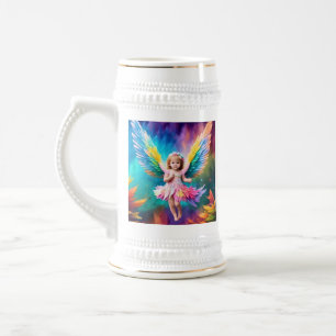 Chope À Bière Bébé Bébé Ange ailes Art-38424
