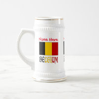Belgique Drapeau Rouge Personnalisation