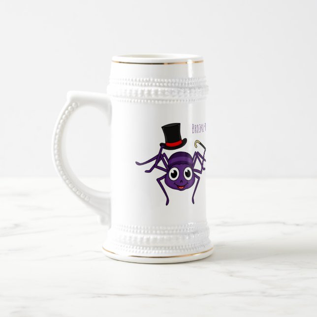 Chope À Bière Belle araignée en haut du chapeau dessin animé (Gauche)