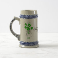 Bénédiction irlandaise avec Bouquet de trèfle à qu