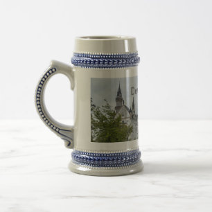Chope À Bière Bière allemande Stein de château de Neuschwanstein
