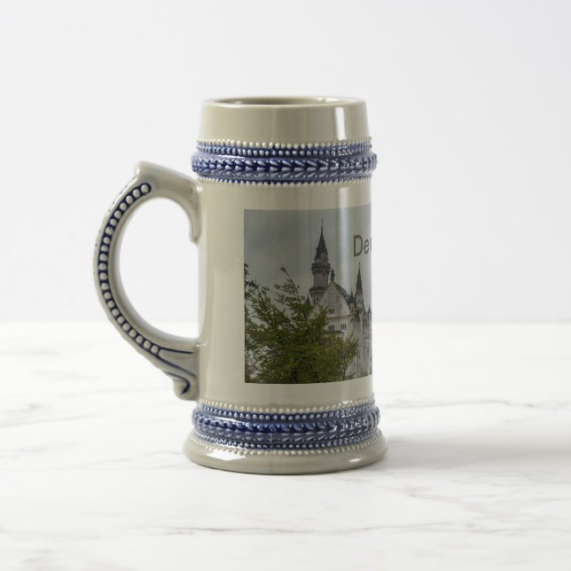 Chope À Bière Bière allemande Stein de château de Neuschwanstein (Gauche)