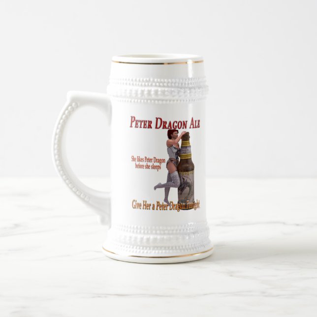 Chope À Bière Bière anglaise de dragon de Peter avant qu'elle (Gauche)