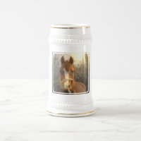 Bière arabe Stein de cheval de châtaigne