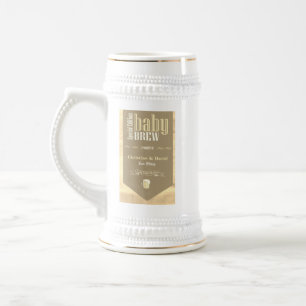 Chope À Bière Bière brassée bébé personnalisée Étiquette Drôle D