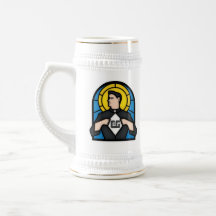 Bière classique Stein de geeks catholique