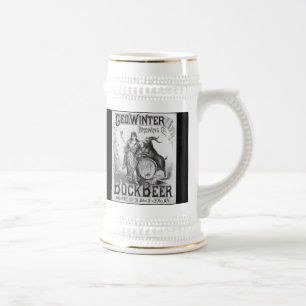 Chope À Bière Bière de Bock vintage Stein