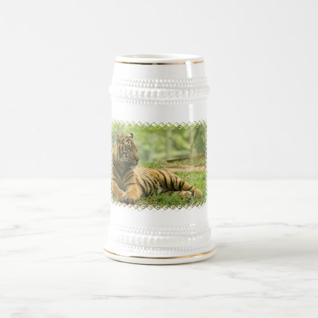 Chope À Bière Bière de repos Stein de tigre (Centre)