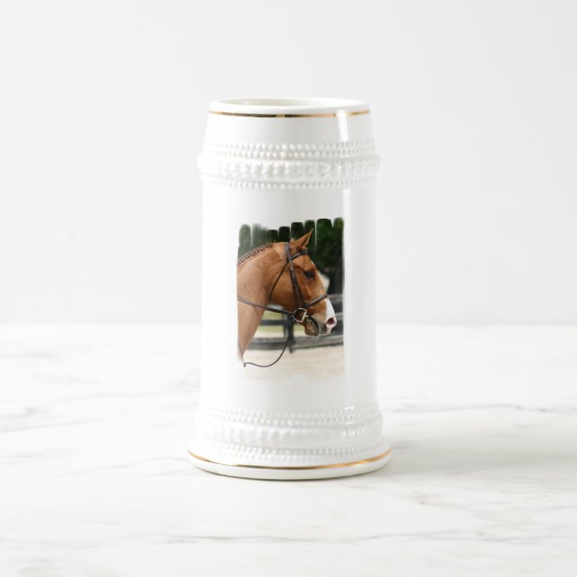 Chope À Bière Bière douce Stein de Quarterhorse (Centre)