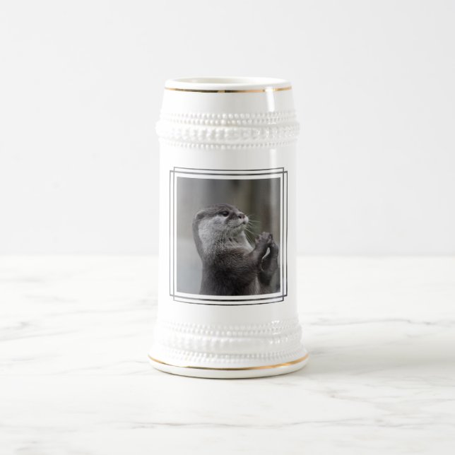 Chope À Bière Bière Stein de cerveau de loutre (Centre)