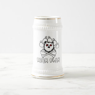 CHOPE À BIÈRE BIÈRE STEIN DE CLAN D'OURS