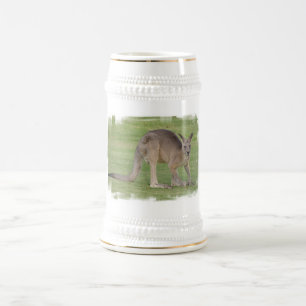 Chope À Bière Bière Stein de kangourou