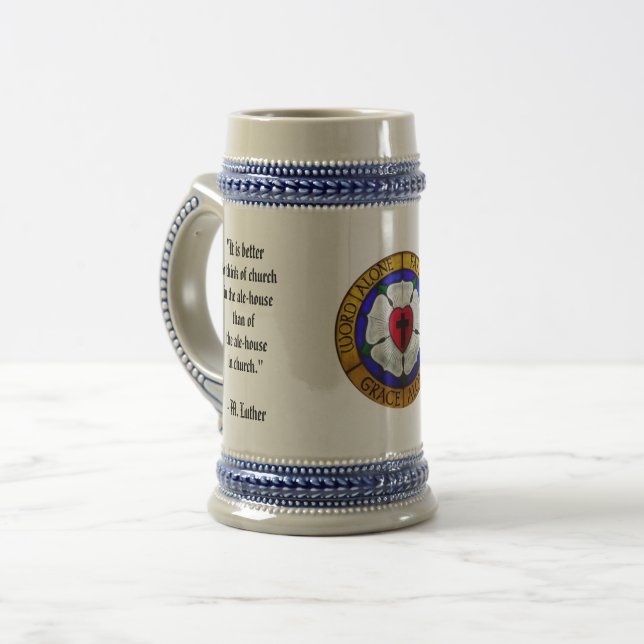Chope À Bière Bière Stein de Martin Luther (Devant gauche)