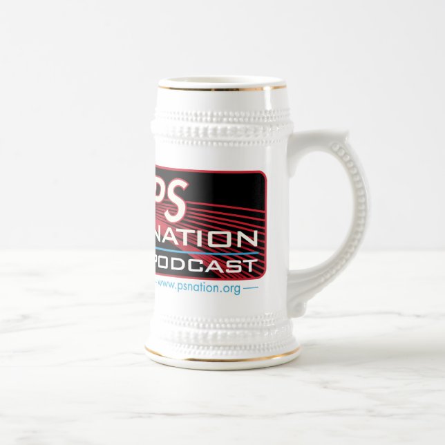 Chope À Bière Bière Stein de nation de picoseconde (Droite)