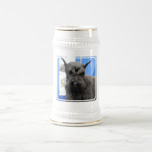 Chope À Bière Bière Stein de Schnauzer géant