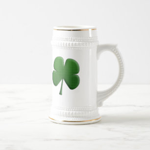 Chope À Bière Bière Stein de shamrock