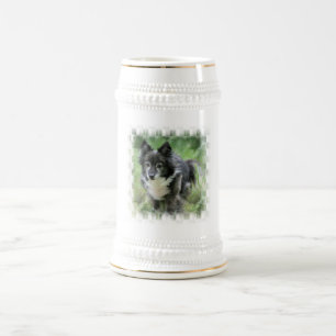 Chope À Bière Bière Stein d'image de chien de Sheltie