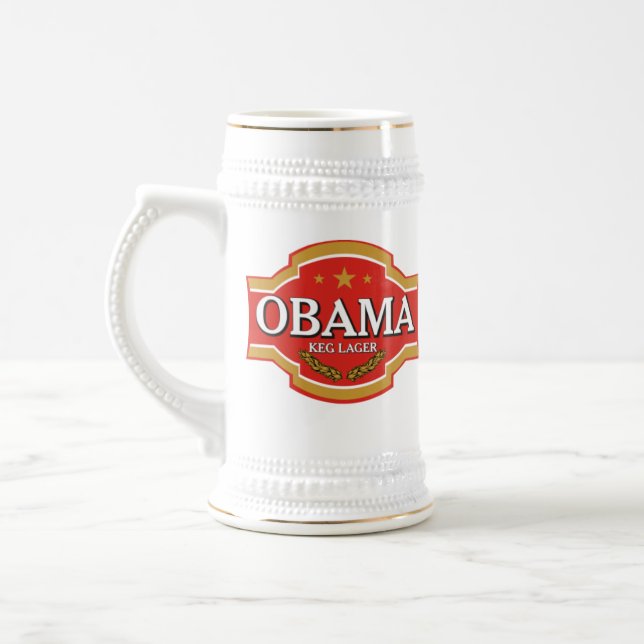 Chope À Bière Bière Stein d'Obama (Gauche)