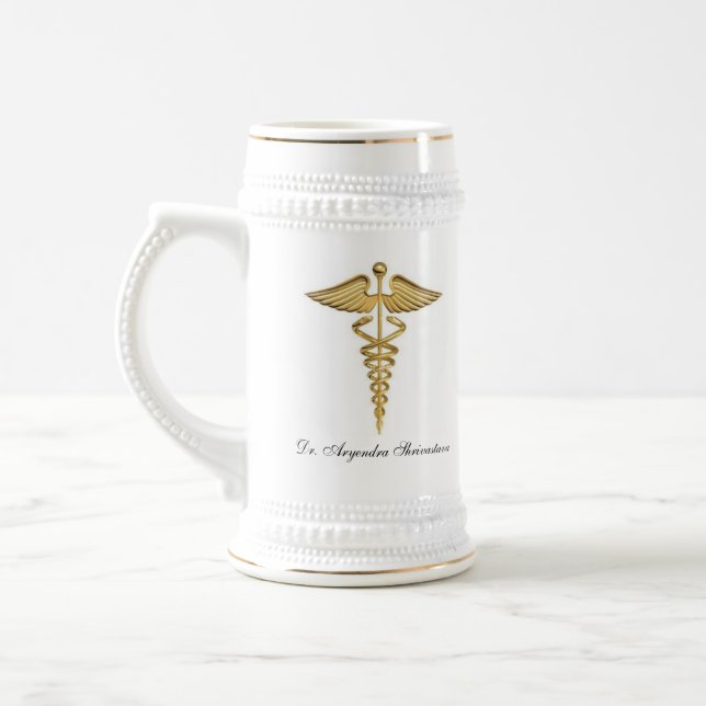 Chope À Bière Bière Stein pour un docteur (Gauche)