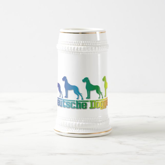 Chope À Bière Bierkrug Doggen (Centre)