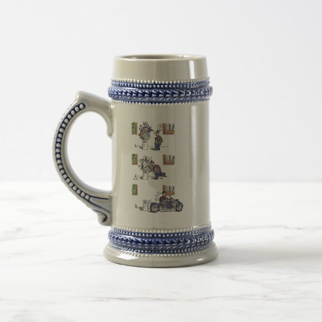 Chope À Bière Biker Au Musée (Gauche)